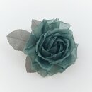 Ansteckrose blau-grau