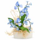 Gesteck mit Iris blau