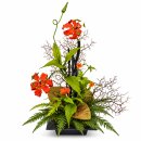 Gesteck mit Gloriosa